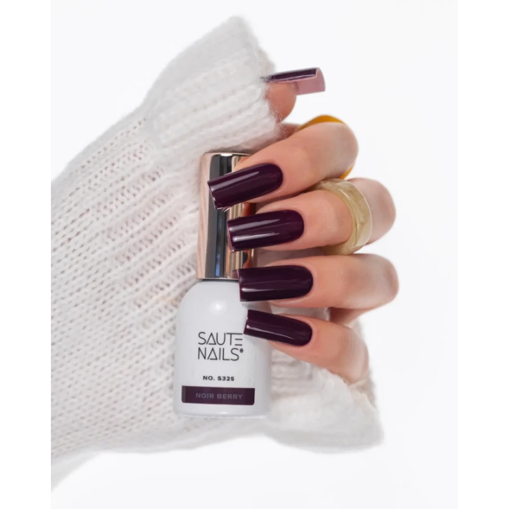 S325 Noir Berry Hybrid Polish