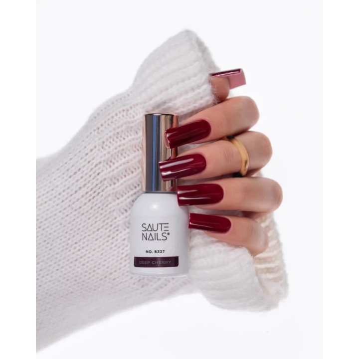 S328 Cherry Laquer Hybrid Polish