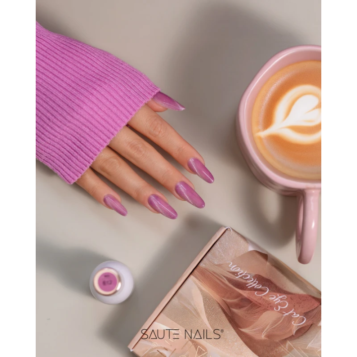 E12 Cat Eye Effect Hybrid Polish